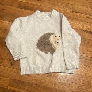 Zara knit porcupine sweater size 3-4